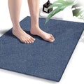 godehone Shower Mats Non Slip Without Suction Cups, PVC Loofah Bathroom Mats by godehone
