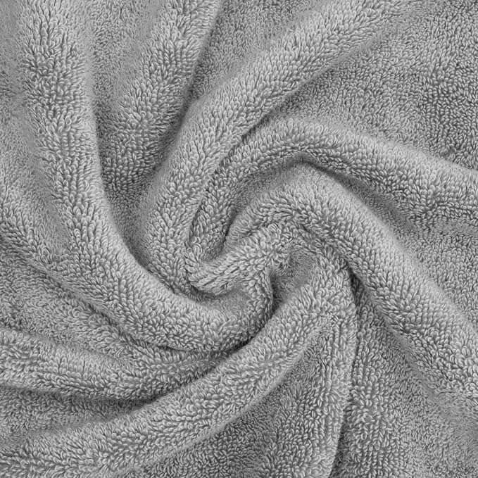 American Soft Linen Salem Washcloth Sets, 4 Piece Luxury 600 GSM 100% Cotton - Image 7