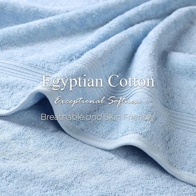 Superior Egyptian Cotton 8-Piece Hand Towel Set, Towel Basics - Image 7
