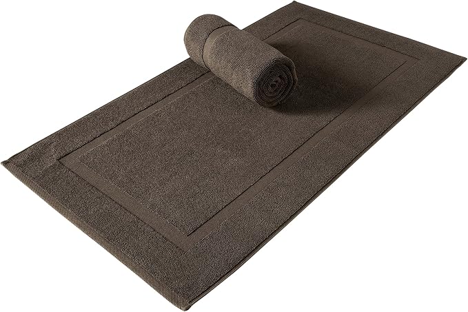 SALBAKOS 100% Turkish Cotton Bath Mat Set 2-Piece by SALBAKOS