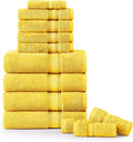 LANE LINEN 12 Pack Towels for Bathroom – 100% Mercerized Cotton, 4 Bath by LaneLinen