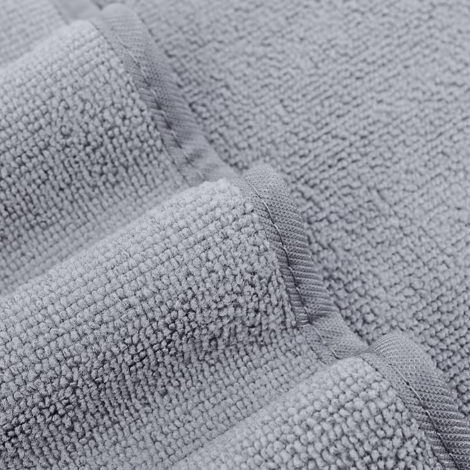 POLYTE Quick Dry Lint Free Microfiber Bath Sheet, 35 x 70 in - Image 3