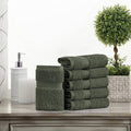 BLUENILEMILLS BNM Egyptian Cotton 6-Piece Towel Set, Includes 6 Face Towels by Blue+Nile+Mills