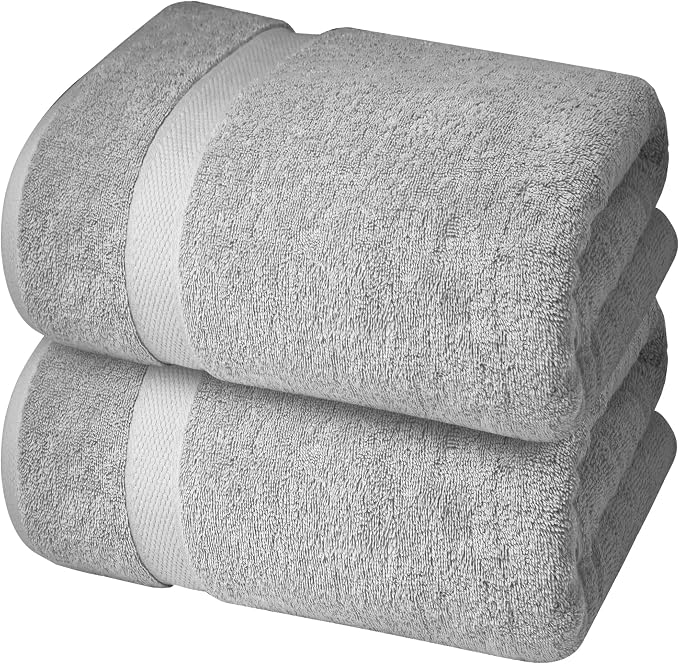Infinitee Xclusives– Luxury Bath Sheets Towels – 2 Pack 600 GSM– 100% Ring Spun - Image 8