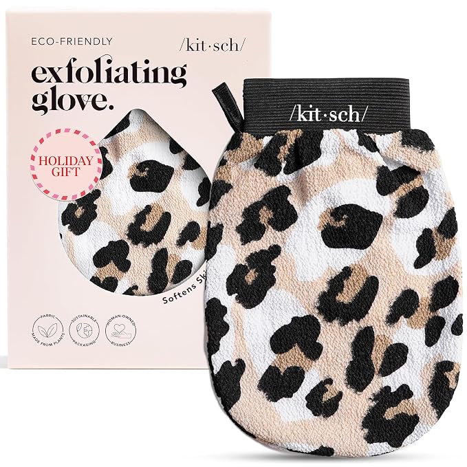 Kitsch Exfoliating Glove – Korean Exfoliating Mitt & Deep Exfoliating Body by Kitsch