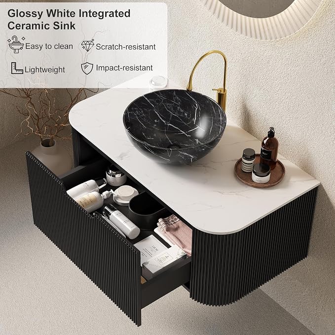 30" Floating Bathroom Vanity - Image 4