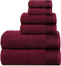 Belizzi Home 100% Cotton Ultra Soft 6 Pack Towel Set, Contains 2 Bath Towels by Unknown