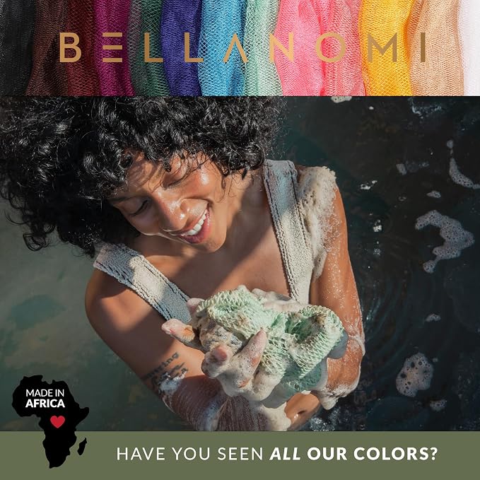BELLANOMI African Exfoliating Net Sponge, Ethically sourced from Nigeria - Image 9