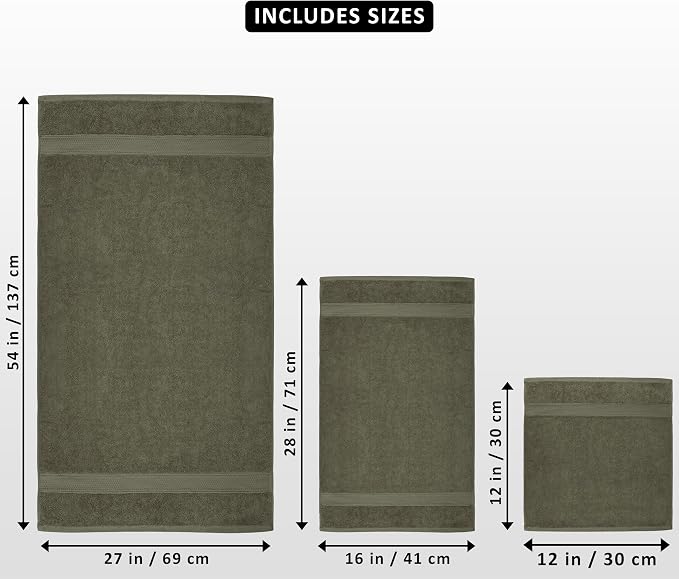Utopia Towels 8 Piece Luxury Towel Set – Majestic Plush, Super Absorbent & - Image 2