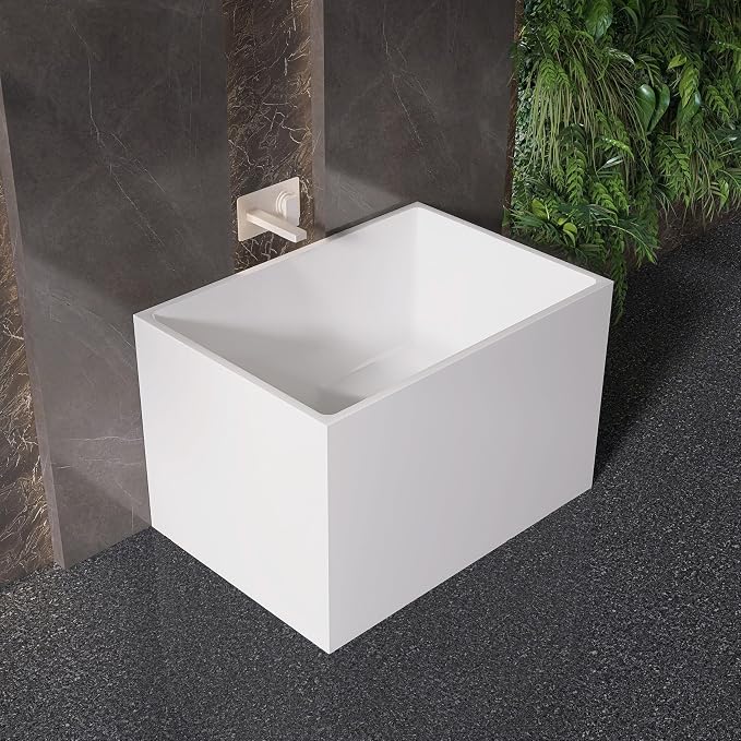 39" Acrylic Freestanding Bathtubs, Stand Alone Tub, Japanese Soaking Tub - Image 5