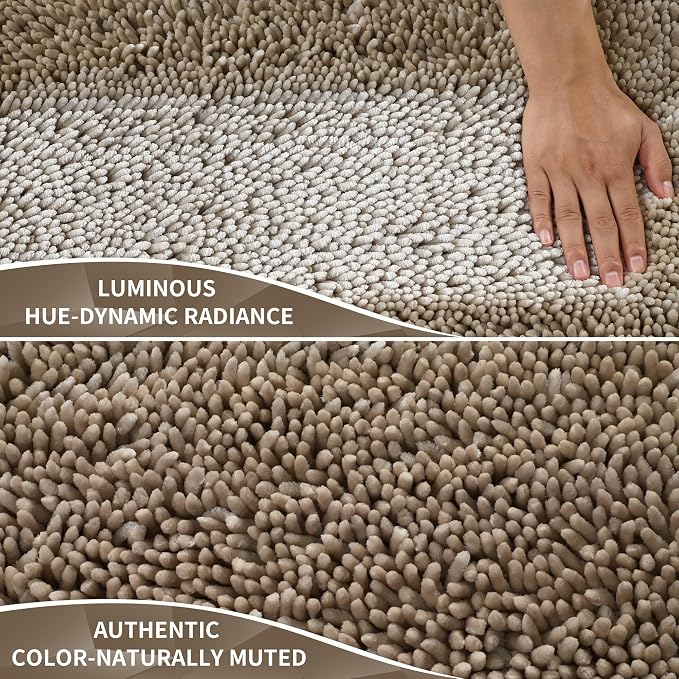 Yimobra Long Bathroom Rugs Runner 70x24 Inch, Extra Thick Soft Absorbent - Image 3