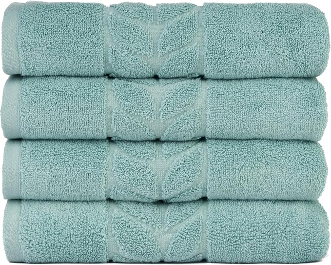 BAGNO MILANO Organic Turkish Cotton Bath Towels, Luxury Jacquard Collection by BagnoMilanoLuxurySoftness