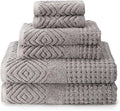 Texere 100% Organic Cotton Diamond Jacquard 700 GSM Luxury Bath Towel Sets by TexereSilk
