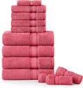 LANE LINEN 100% Cotton Bath Towel Set of 12 – 4 Bath, 4 Hand Towel & 4 by LaneLinen