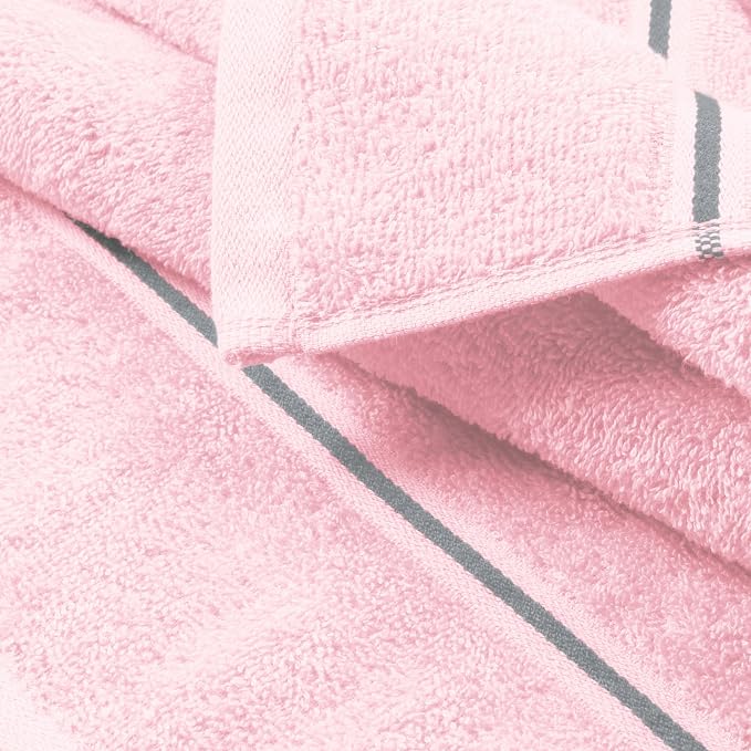 MyOwn Ultra Soft 6 Pack Cotton Towel Set, Contains 2 Bath Towels 28x55 inch - Image 2