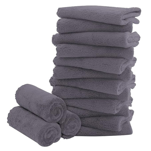 16 Pack Baby Washcloths by BAMBOO+QUEEN