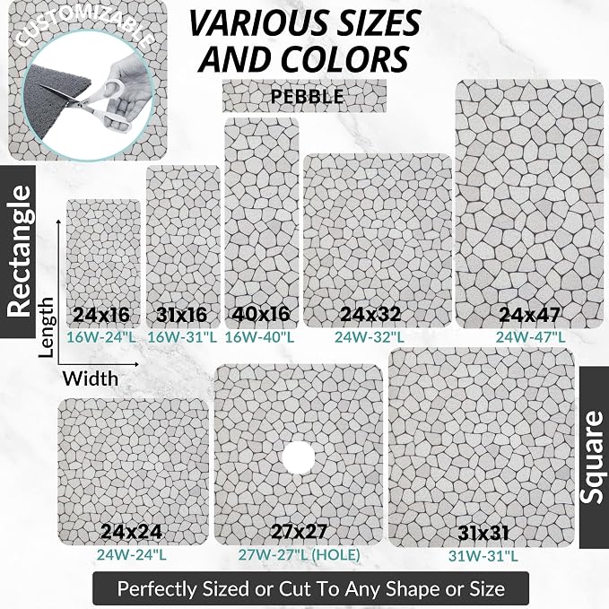 Non Slip Bathtub Mat Shower Mat - Image 6