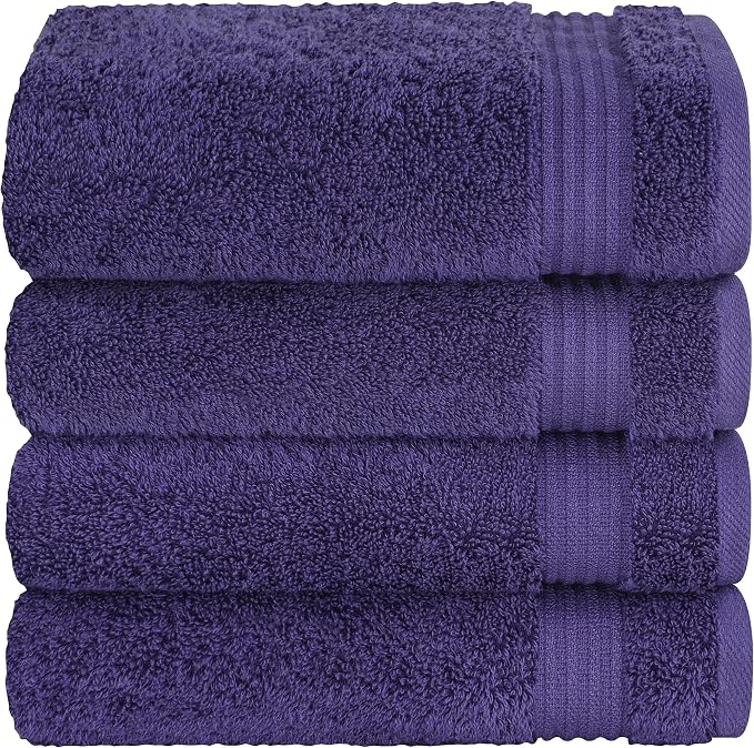 Cotton Paradise Hand Towels for Bathroom, 100% Cotton Turkish 4 Piece Hand - Image 6