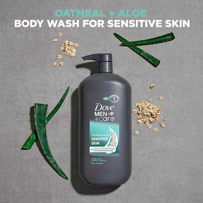DOVE MEN + CARE Body & Face Wash Sensitive Skin - Image 3