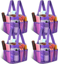 Hillban 4 Pcs Mesh Shower Caddy Portable Large Quick Dry Shower Caddy Basket by Hillban