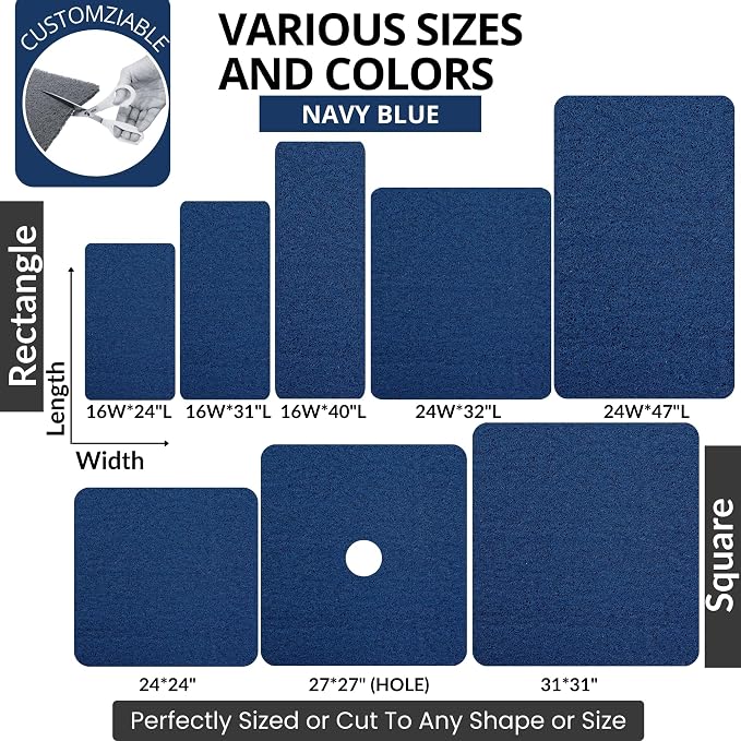 ENKOSI Loofah Non-Slip Shower Mat & Bath Mat – Soft Cushioned Comfort – No - Image 6