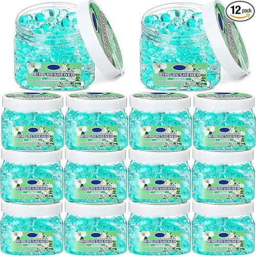 12 Pcs Air Freshener Gel Bulk Odor Eliminator Gel Beads 8 oz Long Lasting Air by Dansib