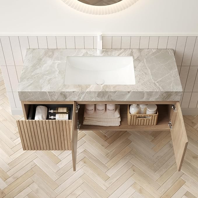 LKTART Floating 48 Inch Bathroom Vanity - Image 3