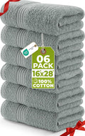 Utopia Towels 6 Piece Premium Hand Towels Set, 16 by 28 inches, 100% Ring Spun by UTOPIATOWELS
