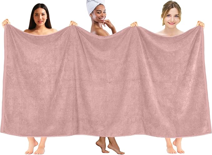 DAN RIVER Pack of 1 Bath Sheet 40x80 Inches, Oversized Towels - Image 2