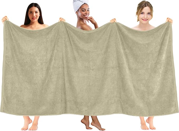DAN RIVER Pack of 1 Bath Sheet 40x80 Inches, Extra Large Bath Towels, Luxury - Image 2