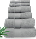 Ultra Soft & Plush Viscose from Bamboo Bath Towels by AlusaHome