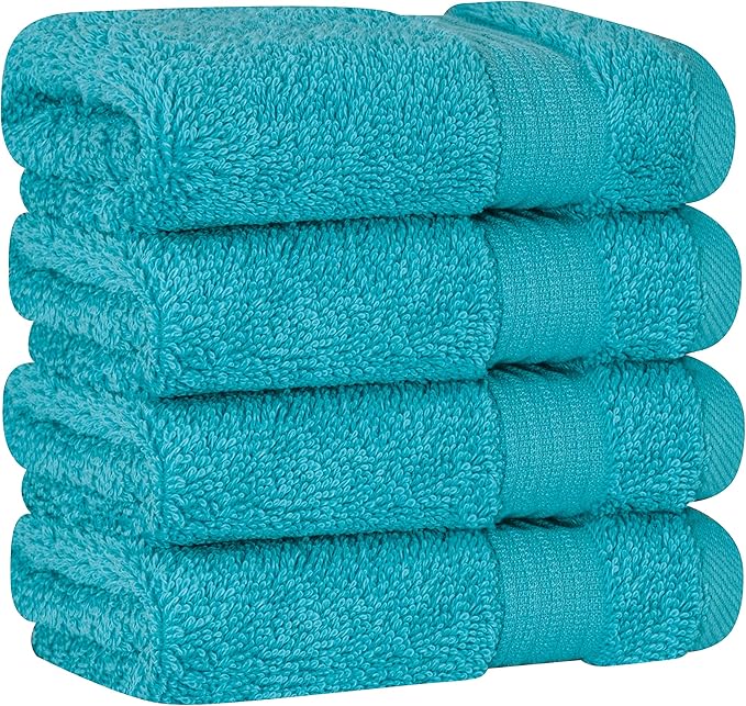 Cotton Paradise 100% Cotton Turkish Washcloth Set - Image 4