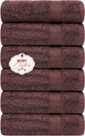 Ample Decor Bathroom Hand Towel 18 X 28 Inch 600 GSM 100% Cotton, Soft Absorbent by AmpleDecor