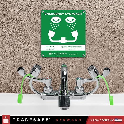 TRADESAFE Faucet Mount Eye Wash Station OSHA Approved - Image 7