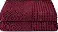 Texere 100% Organic Cotton Diamond Jacquard 700 GSM Luxury Bath Towel Sets by TexereSilk