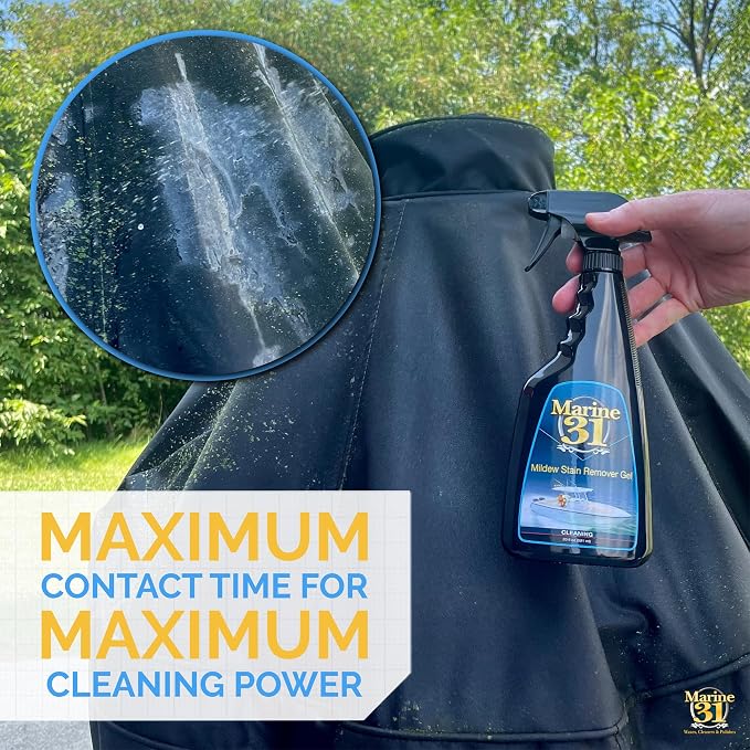 Marine 31 Mildew Stain Remover Gel Cleaner Kit | Removes Stains from Boats - Image 3