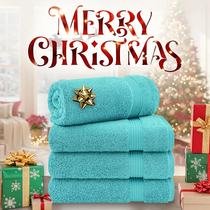 Cotton Paradise 4 Piece Turkish Bath Towels - Image 2