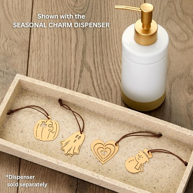 SKL Home Seasonal Charm Set, 4 Metal Holiday Attachments - Image 2
