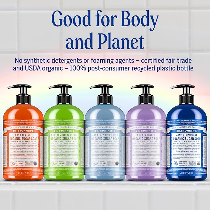 Dr. Bronner's Organic Sugar Soap - Image 7