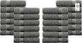 Delara 100% Organic Cotton Towels 650 GSM Plush Feather Touch Quick Dry Wash by Delara