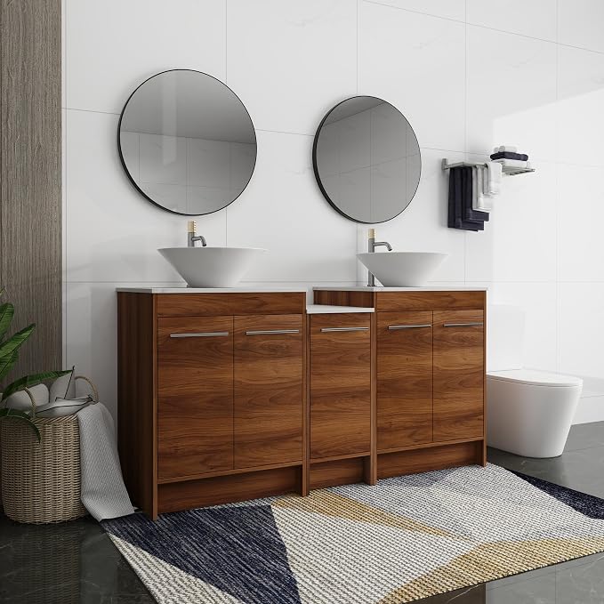 60 Inch Bathroom Vanity with Sink, Mordern Bathroom Vanity, Single Sink by ARTCHIRLY