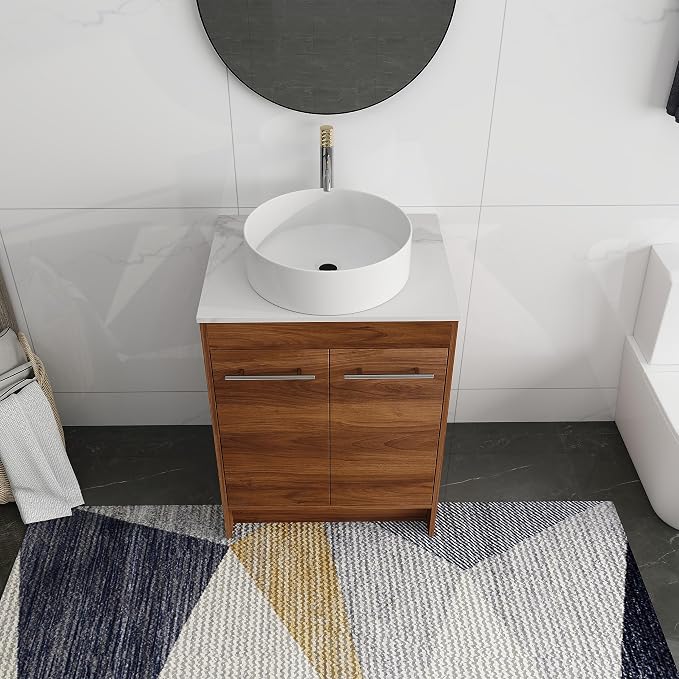 24 Inch Bathroom Vanity with Sink, Mordern Bathroom Vanity, Single Sink - Image 3
