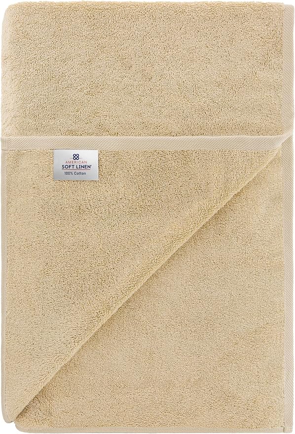 American Soft Linen Oversized Bath Sheet 40x80 Extra Large - Image 6