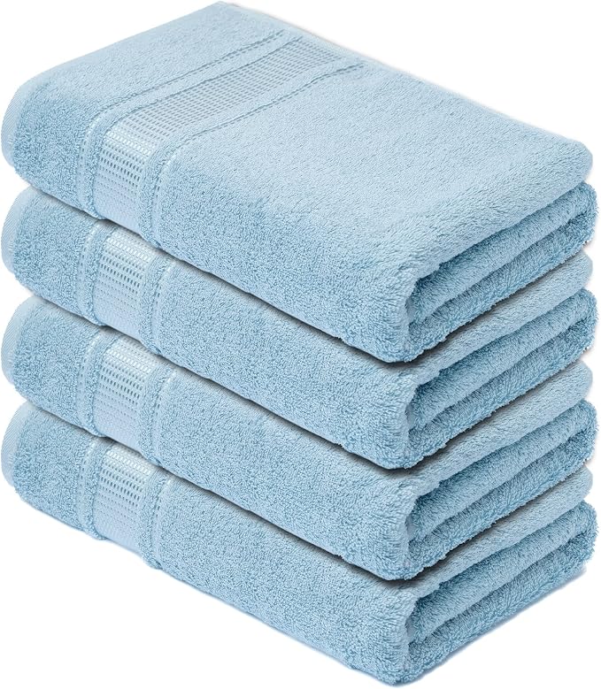 Melissa Linen, Fingertip Towels 4 Pack, 100% Turkish Cotton, Small Hand Towels - Image 4