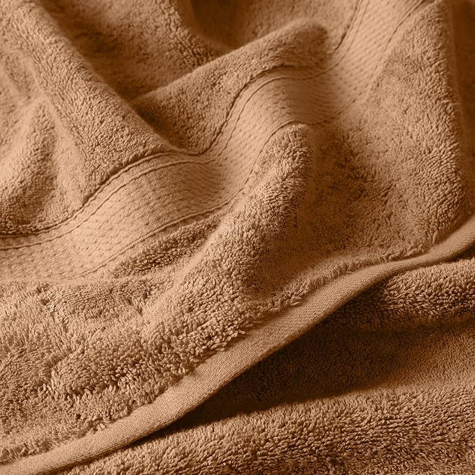 Superior Egyptian Cotton Pile 6 Piece Towel Set, Includes 2 Bath, 2 Hand - Image 4