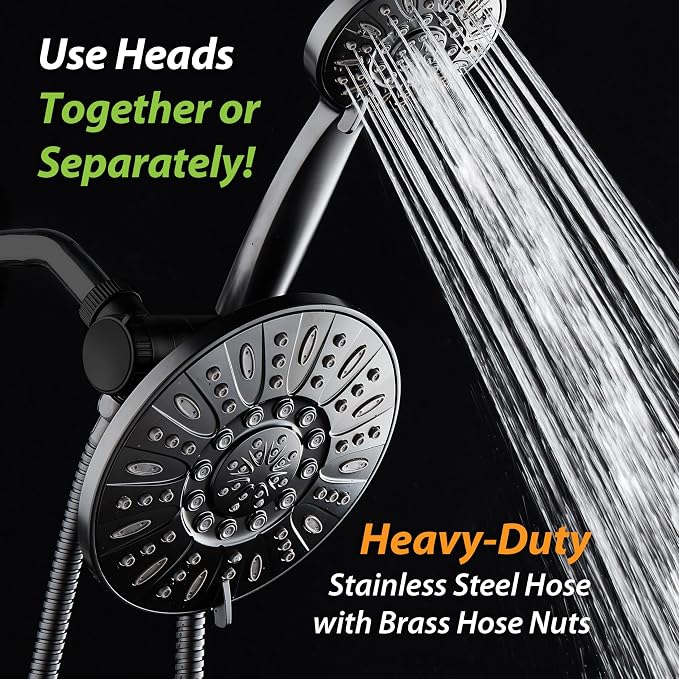 AquaDance 7" Premium High Pressure 3-Way Rainfall Combo - Image 5