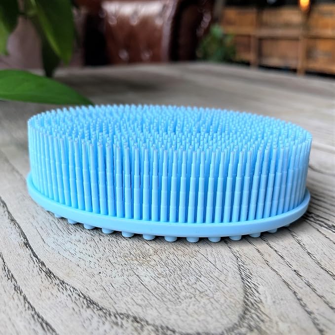 Premium Sensory Brush for Kids or Autism, Soft Silicone Body Scrubber, 2 in 1 - Image 2