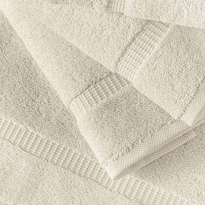 SALBAKOS 100% Turkish Cotton Hand Towel Set of 6 16x30 inch | Heirloom Quality - Image 3