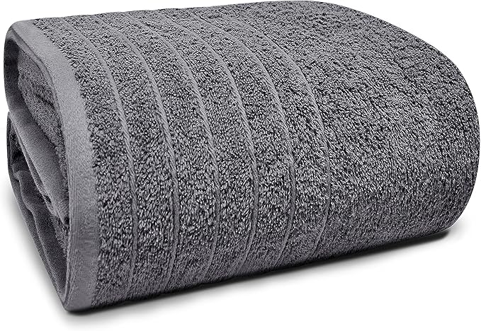 Tens Towels Pack of 1 Jumbo Bath Sheet 40 x 80 Inches, Extra Large & Light by TensTowels