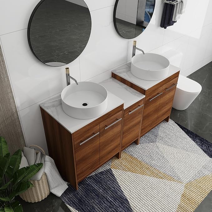 60 Inch Bathroom Vanity with Sink, Mordern Bathroom Vanity, Single Sink - Image 9